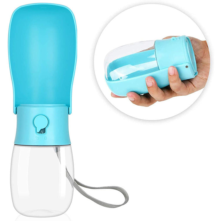 300ML Dog Out Drinking Water Bottle With Filter Element Pet Accompanying Cup Portable Pet Folding Water Cup eprolo