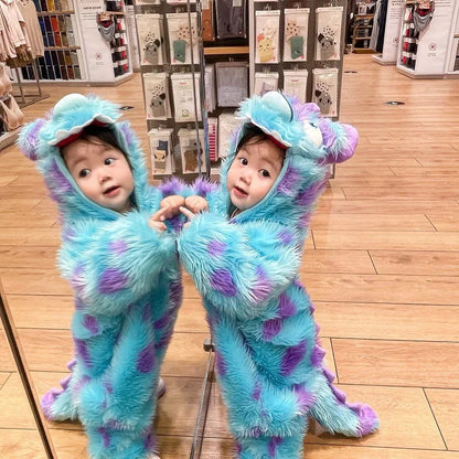 Cute Animal Baby Jumpsuit With Hooded Zipper Zayn-Amsterdam