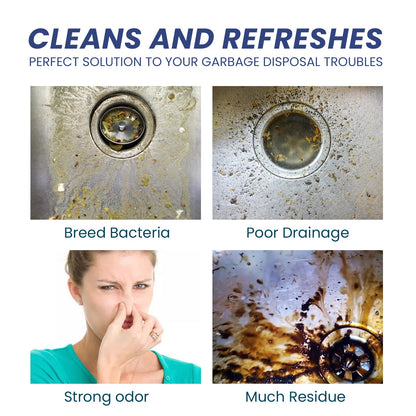 Jue-Fish Sink Cleaning Tablets, Kitchen Sink Cleaning Stains And Oil Cleaning Pipes Cleaning Effervescent Tablets eprolo