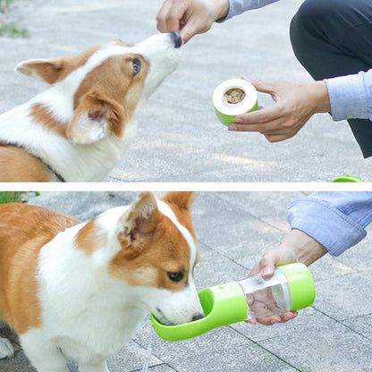 Pet Dog Water Bottle Portable Drinking water Feeder Bowl dog cat food feeding for Puppy dog cat Outdoor Walking Travel Supplies eprolo