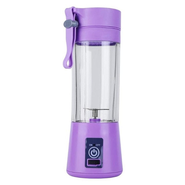 380ML 2/4/6 Blades Handhels Juicer Bottle Portable Mini USB Electric Fruit Citrus Lemon Juicer Blender Squeezer Reamer Machine eprolo