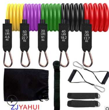 Resistance Bands Set Exercise Bands with Door Anchor Legs Ankle Straps for Resistance Training Physical Therapy Home Workouts eprolo