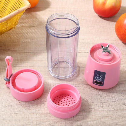 380ML 2/4/6 Blades Handhels Juicer Bottle Portable Mini USB Electric Fruit Citrus Lemon Juicer Blender Squeezer Reamer Machine eprolo