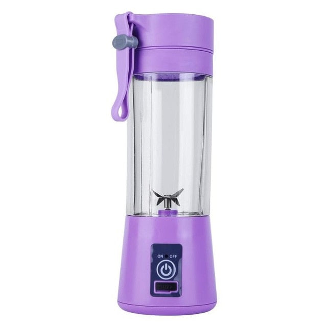 380ML 2/4/6 Blades Handhels Juicer Bottle Portable Mini USB Electric Fruit Citrus Lemon Juicer Blender Squeezer Reamer Machine eprolo