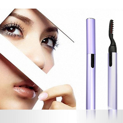 Electric Heated Eyelash Curler Pen Makeup Cosmetic Perfect Big Eyes Remover Clip Eyebrow Eye Lashes Tweezers eprolo
