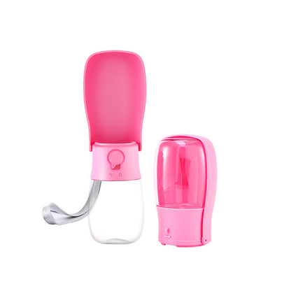 300ML Dog Out Drinking Water Bottle With Filter Element Pet Accompanying Cup Portable Pet Folding Water Cup eprolo