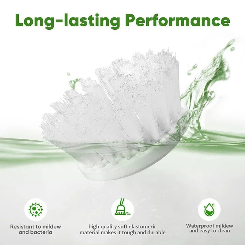 New Electric Spin Scrubber,Bathroom Cleaning Brush Power Scrubber with 5 Replaceable Brush Heads, 5 in 1 Electric Cleaning Brush eprolo