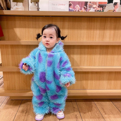 Cute Animal Baby Jumpsuit With Hooded Zipper Zayn-Amsterdam