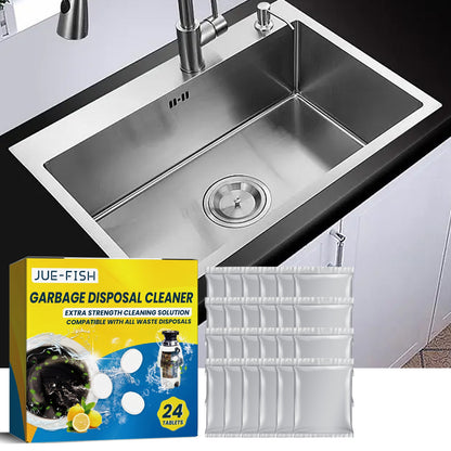 Jue-Fish Sink Cleaning Tablets, Kitchen Sink Cleaning Stains And Oil Cleaning Pipes Cleaning Effervescent Tablets eprolo