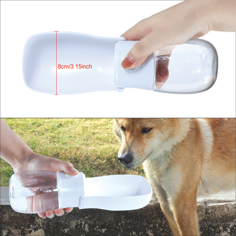 300ML Dog Out Drinking Water Bottle With Filter Element Pet Accompanying Cup Portable Pet Folding Water Cup eprolo