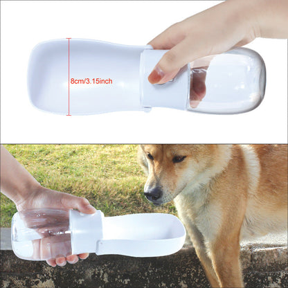 300ML Dog Out Drinking Water Bottle With Filter Element Pet Accompanying Cup Portable Pet Folding Water Cup eprolo