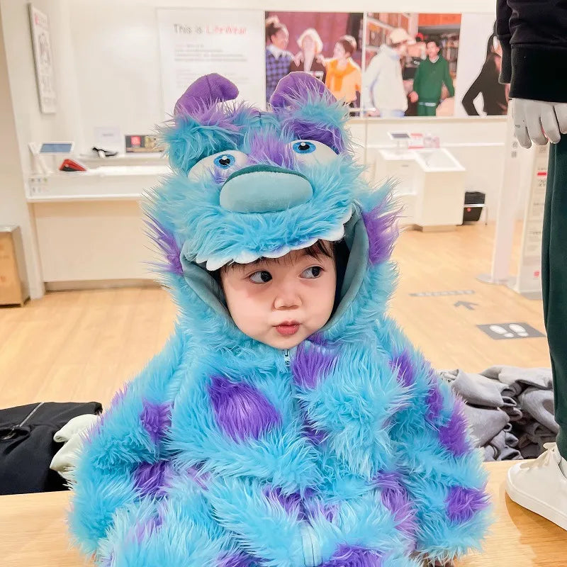 Cute Animal Baby Jumpsuit With Hooded Zipper Zayn-Amsterdam