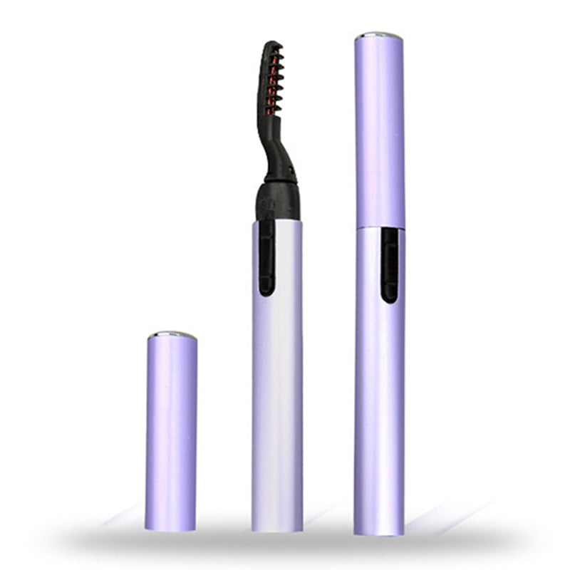 Electric Heated Eyelash Curler Pen Makeup Cosmetic Perfect Big Eyes Remover Clip Eyebrow Eye Lashes Tweezers eprolo