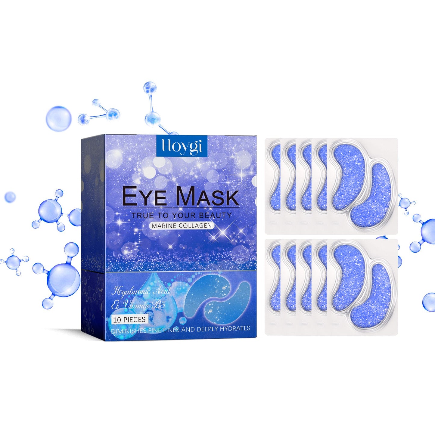 B5 Eye Gel Patch Reduces Fine Lines Under Eyes, Bags Under Eyes, Dark Circles Under Eyes, Firming Eyes And Anti-Wrinkle Moisturizing Eye Patch eprolo