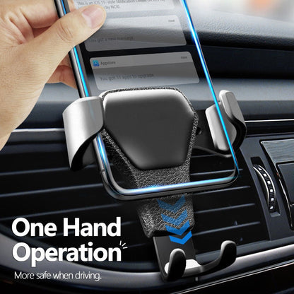 Gravity Car Holder For Phone in Car Air Vent Clip Mount No Magnetic Mobile Phone Holder Cell Stand Support eprolo