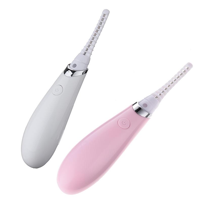 Mini USB Rechargeable Electric Heated Eyelash Long-Lasting Electric Ironing Eyelash Curler Device For Beauty Gift eprolo
