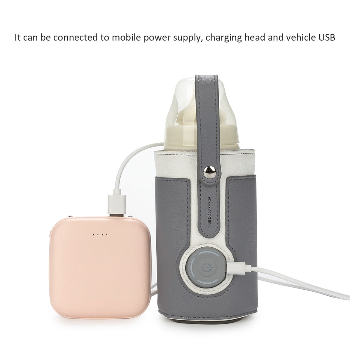 Baby Bottle Warmer Milk Heating Keeper with Constant Temperature Warming for Breastfeeding Night Feeding Daily Use Travel eprolo