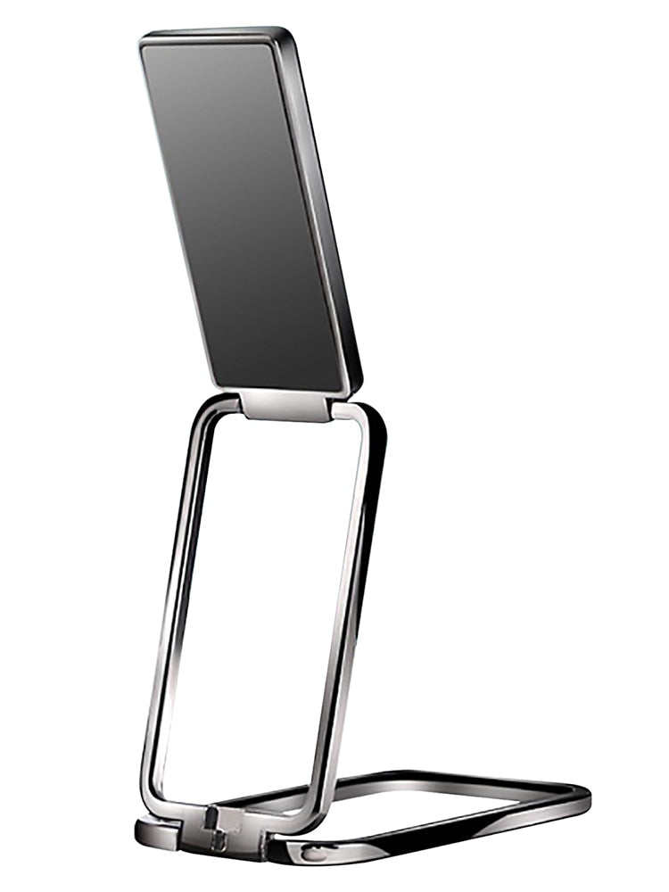 Double Magic Magnetic Car Phone Holder Stand For IPhone 12 Metal Phone Holder Foldable Desk Stand For Mobile Phone Universal eprolo